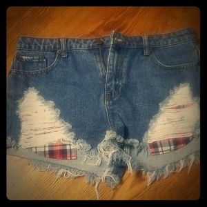 Forever 21 distressed Jeam Shorts